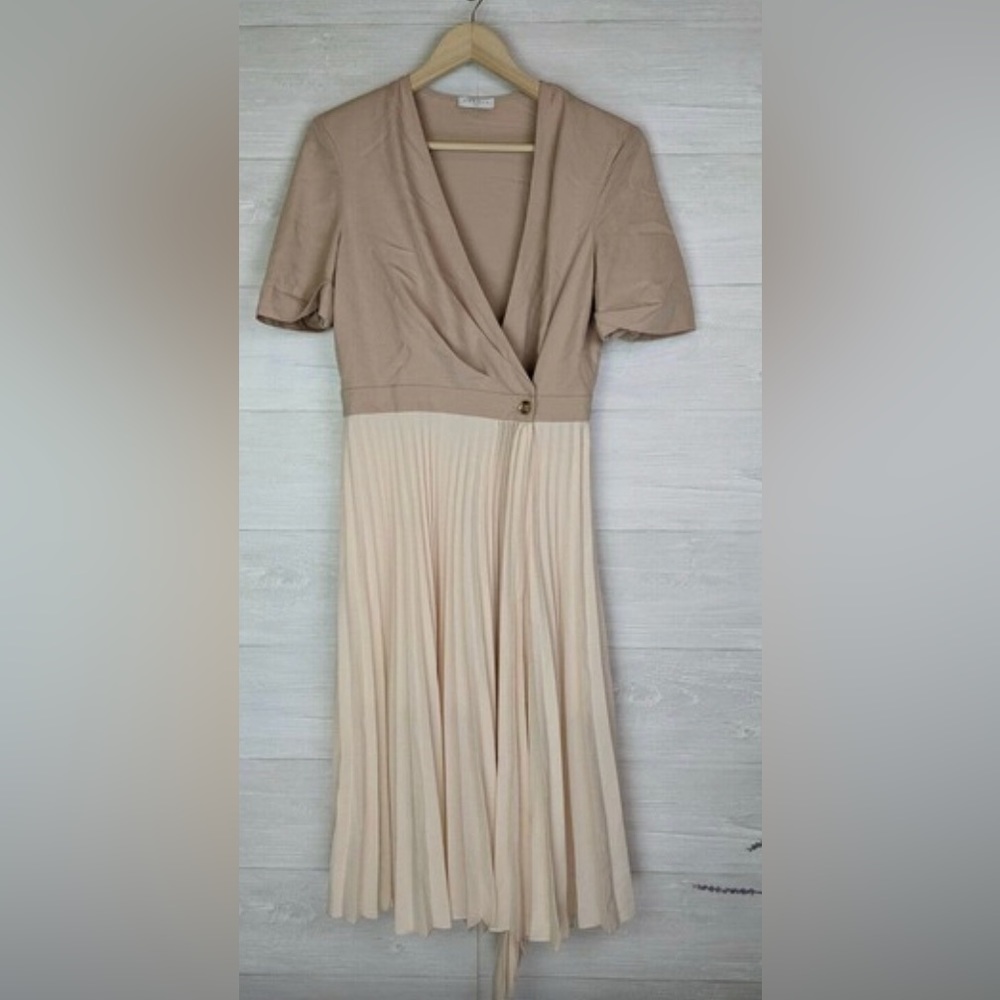 New Sandro Gladis Wrap Dress Size 40 EU 10 US - Picture 4 of 10